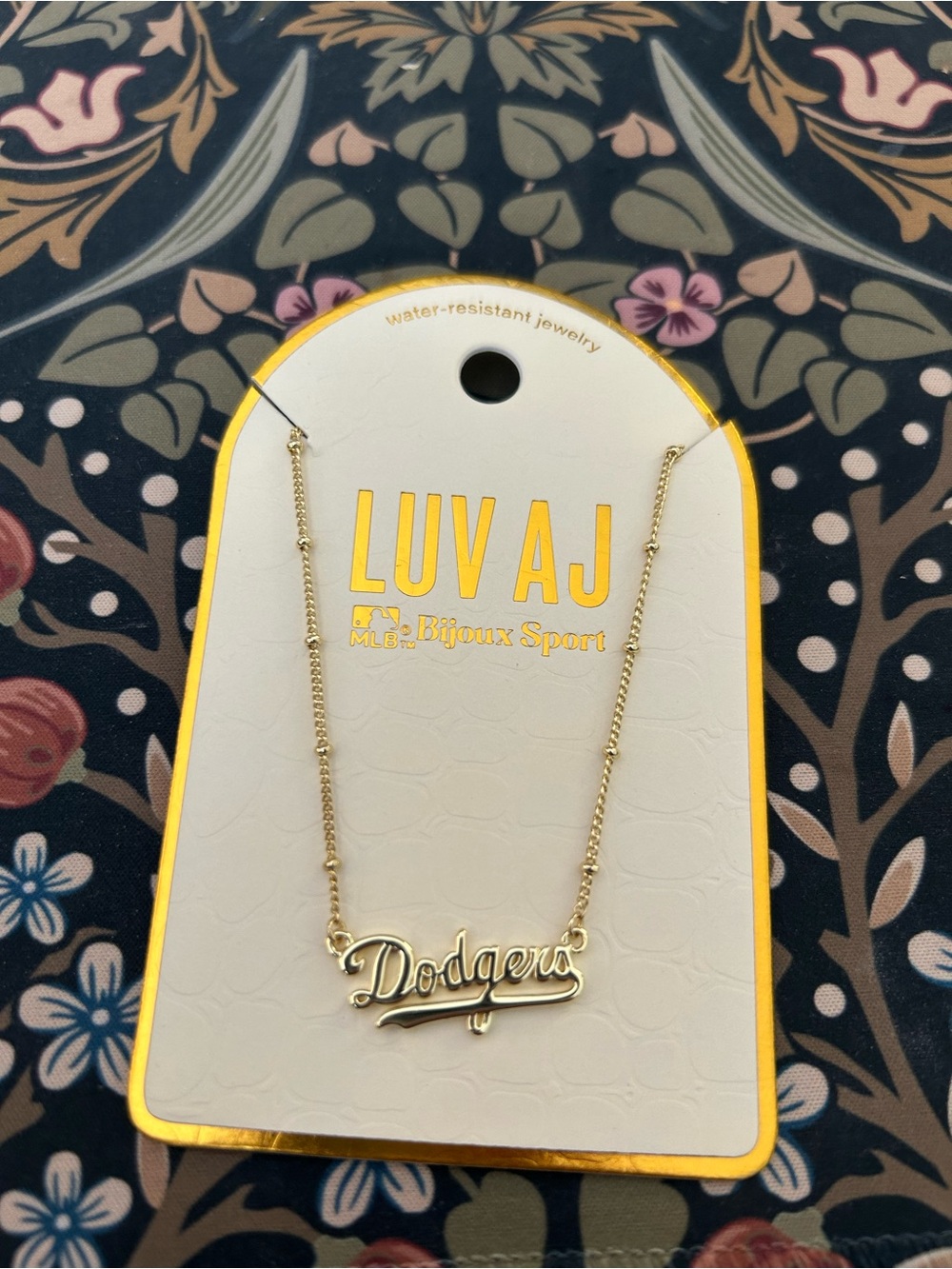 Luv Aj Gold-tone Script Necklace